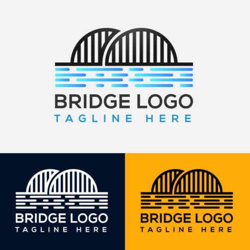 Bridge Logo Template for Company Identity presentation.