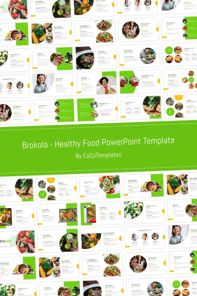 Brokola - Healthy Food PowerPoint Template – MasterBundles