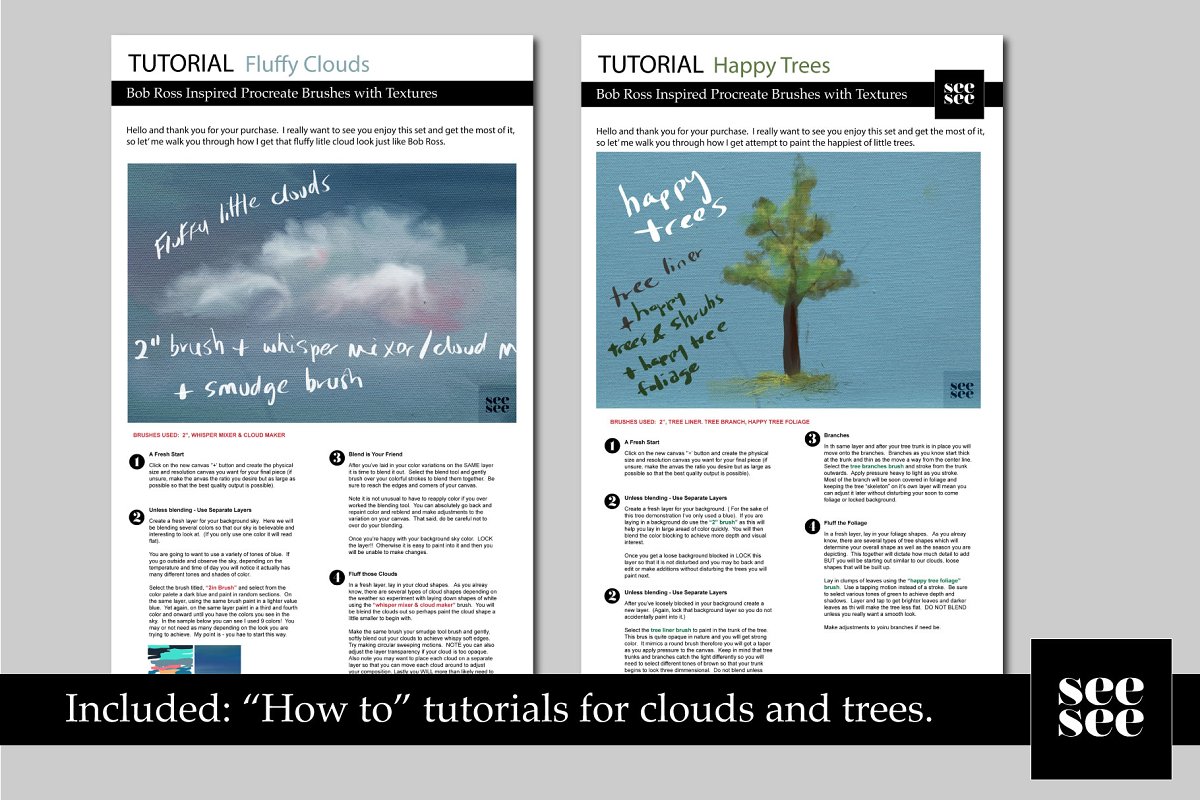 Tutorials for you are included in this bundle.