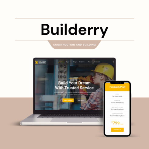 Builderry - Construction and Building WordPress Theme.