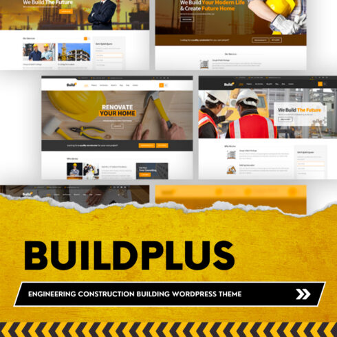 BuildPlus - Engineering Construction Building WordPress Theme.