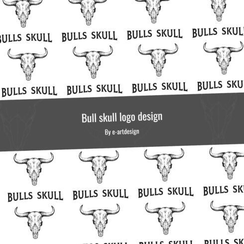 Bull Skull Logo Design.