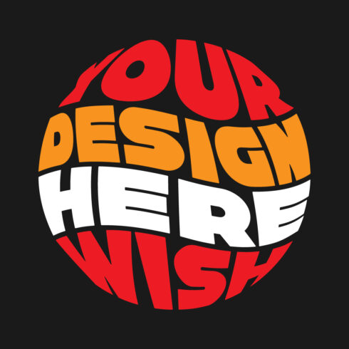T-shirt Your Design Typography Vector cover image.
