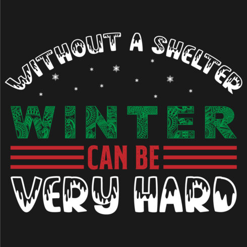 Image with amazing lettering for prints winter can be very hard.
