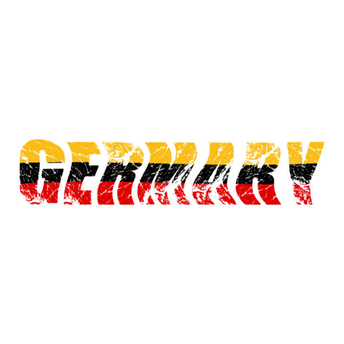 Simple Germany Flag Design Template cover image.