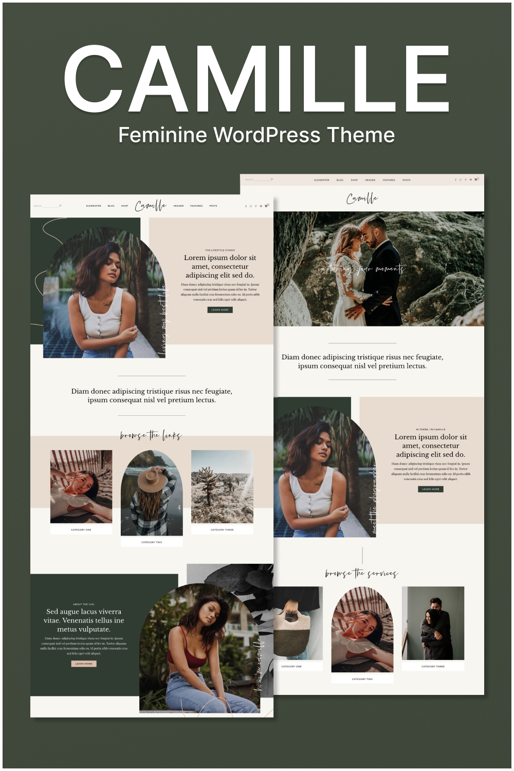 camille feminine wordpress theme 02 620