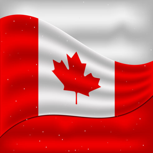 Magnificent image of the flag of Canada.