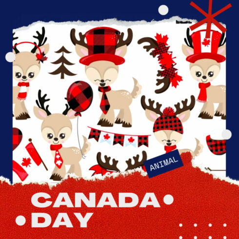 Canada Day Animal.