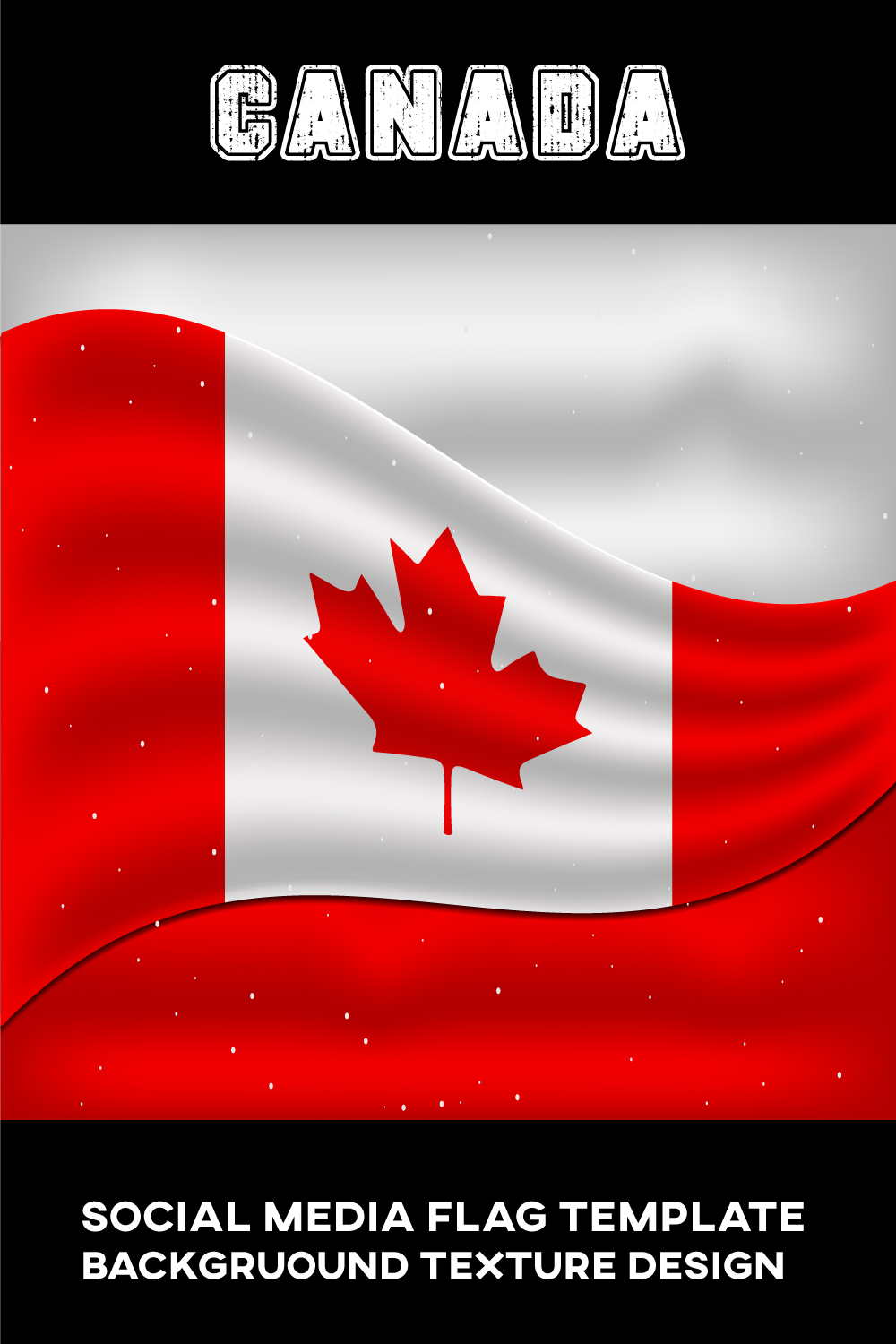 Charming image of the flag of Canada.