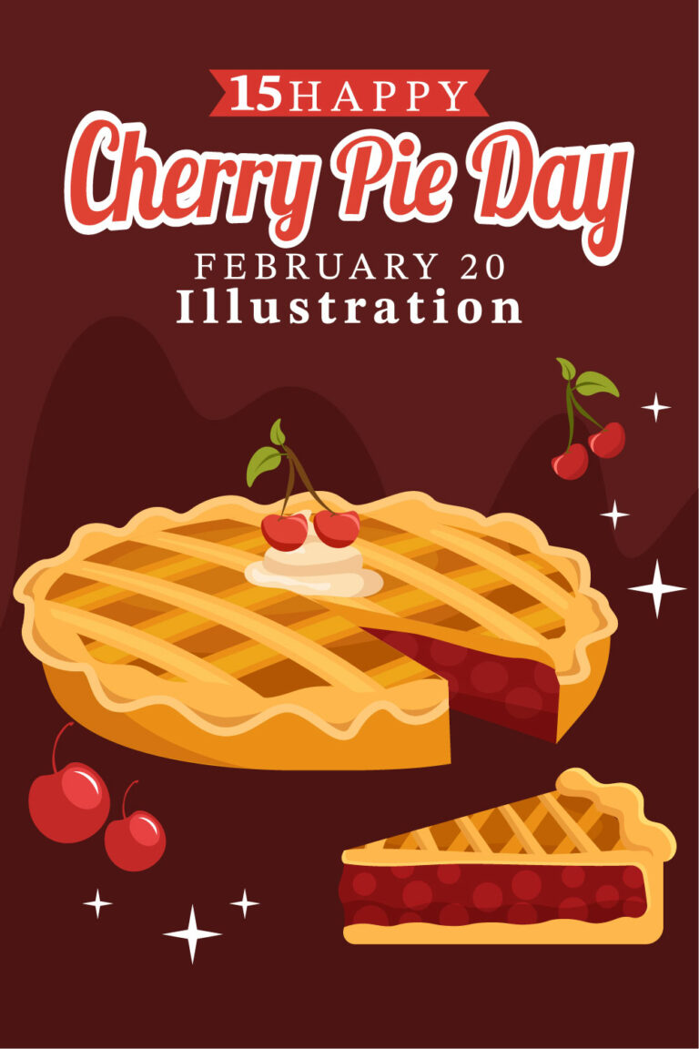 15 National Cherry Pie Day Illustration - MasterBundles