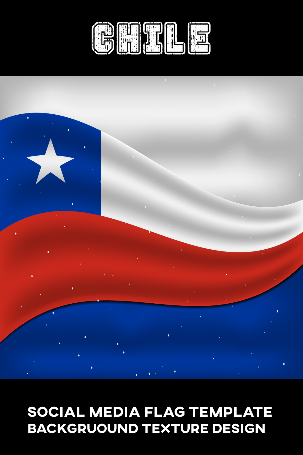 Gorgeous image of the flag of Chile.