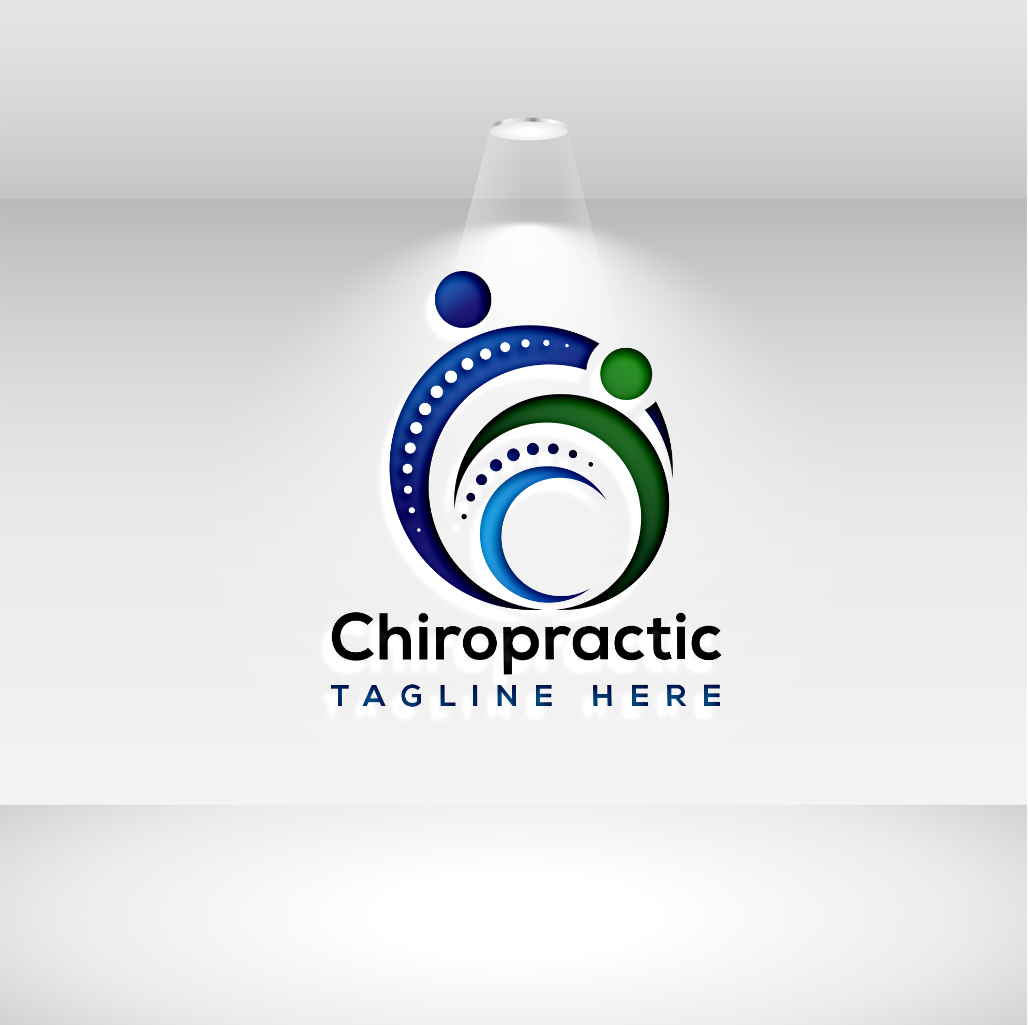 Medical Spinal Care Logo Template preview image.
