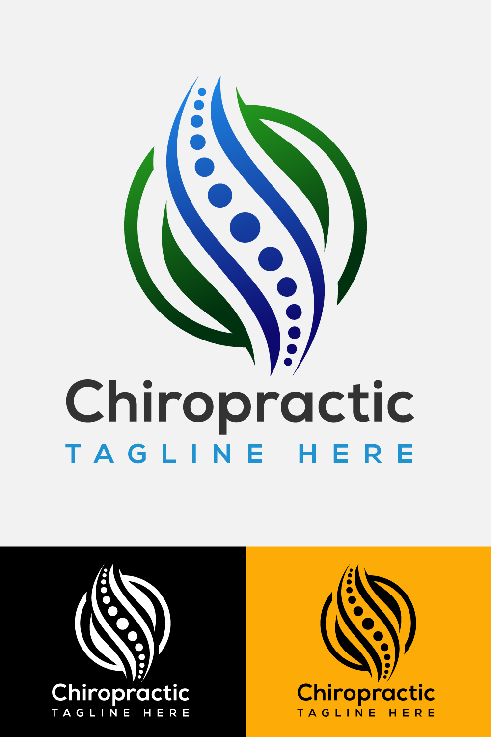 Orthopedic Medical Logo Vector Design pinterest image.