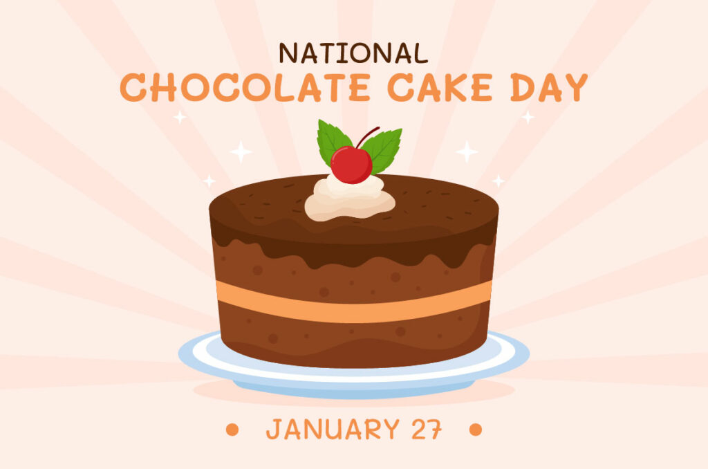 11 National Chocolate Cake Day Illustration MasterBundles