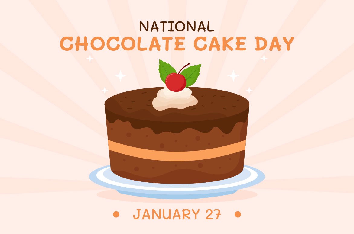 11 National Chocolate Cake Day Illustration - MasterBundles