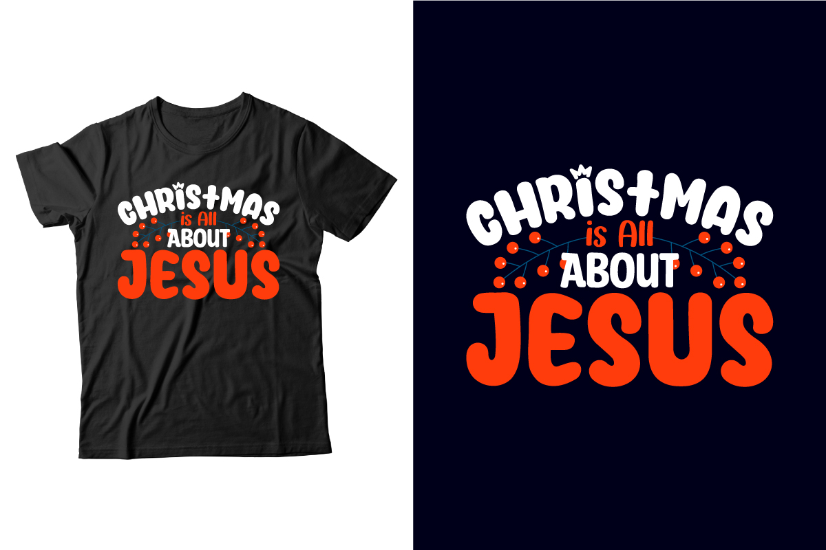 Christmas t-shirt design.