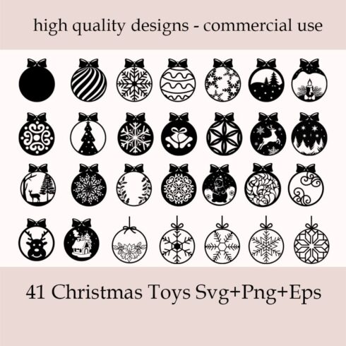 Christmas Toys Svg, Christmas Decorations Svg, Cricut Cut Files, Christmas Decorations Vector, Christmas Balls Svg, Christmas Svg Kit Clipart.