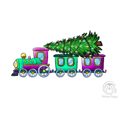 Christmas Tree On The Train - main image preview.