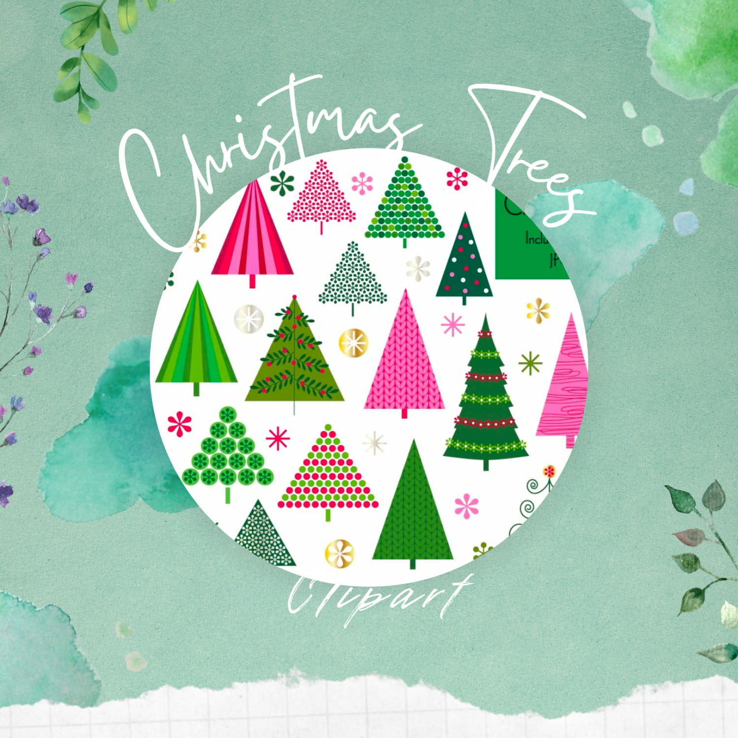 Christmas Trees Clipart.