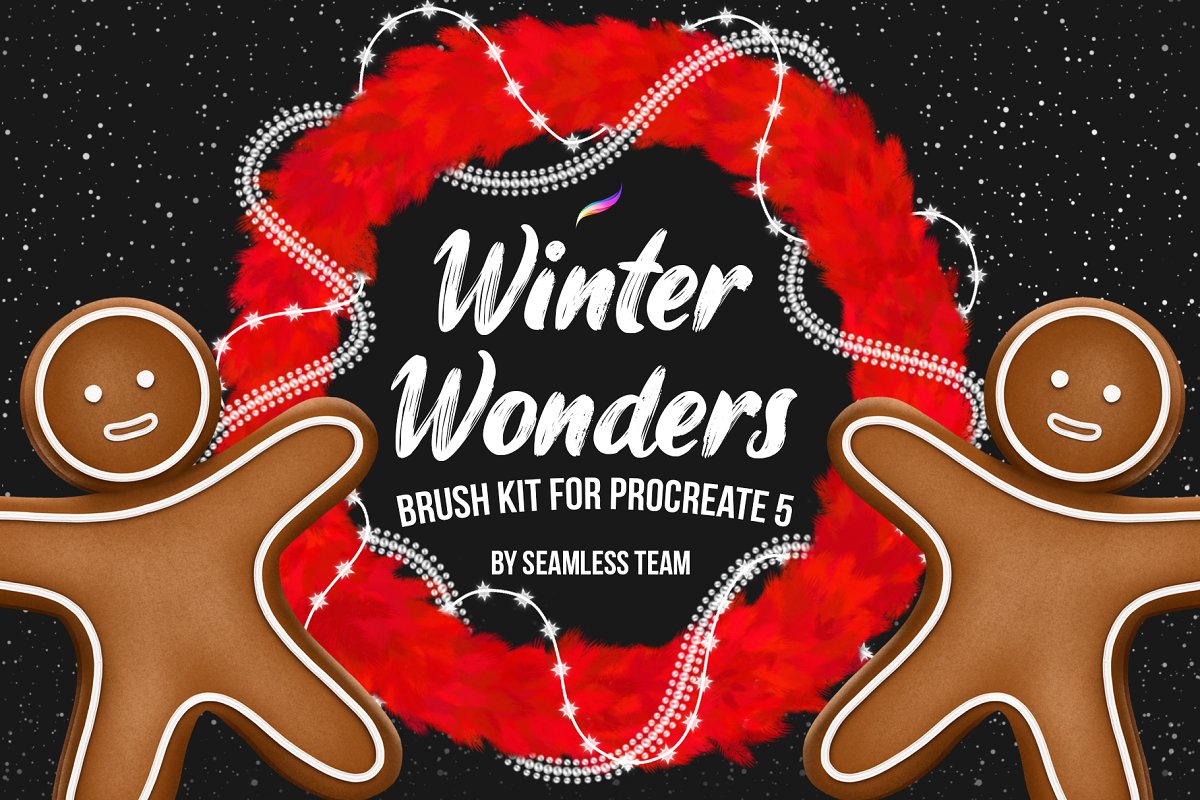 Cover image of Winter Brushes For Procreate 5+.