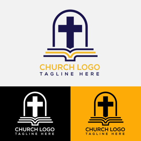 Church Logo Design Vector Illustration main cover.