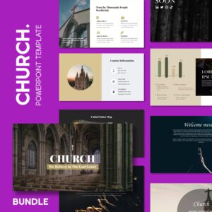 Church PowerPoint Templates Bundle – MasterBundles