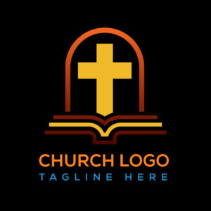Church Logo Design Vector Illustration - MasterBundles