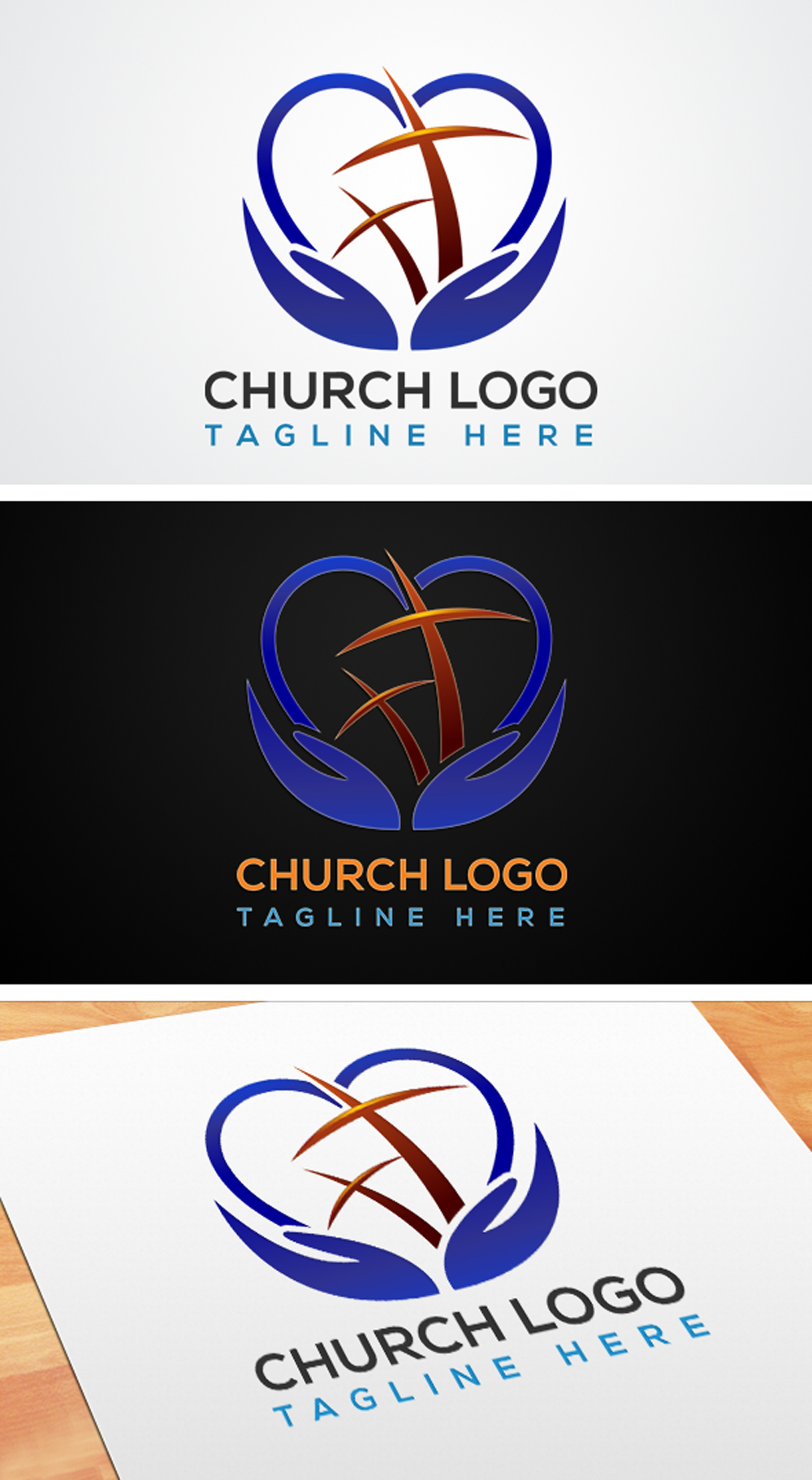 Church Logo Design Vector Illustration - MasterBundles