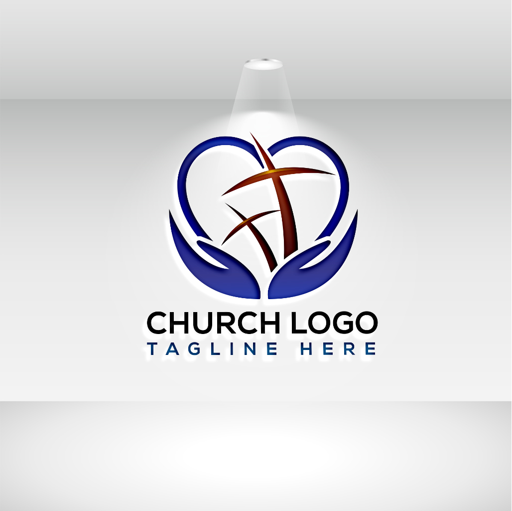 Church Logo Design Vector Illustration preview image.
