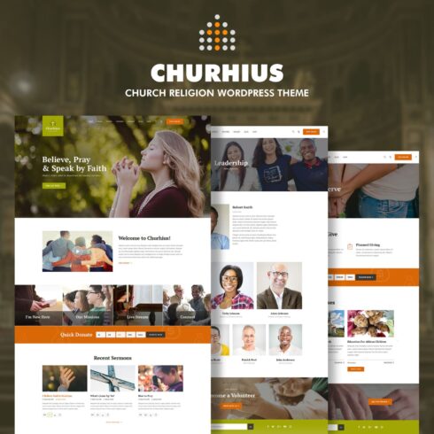Churhius - Church Religion WordPress Theme.
