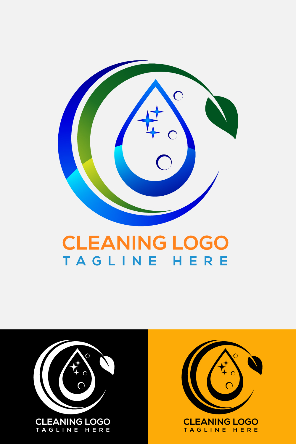 Cleaning Logo Sign Symbol pinterest image.