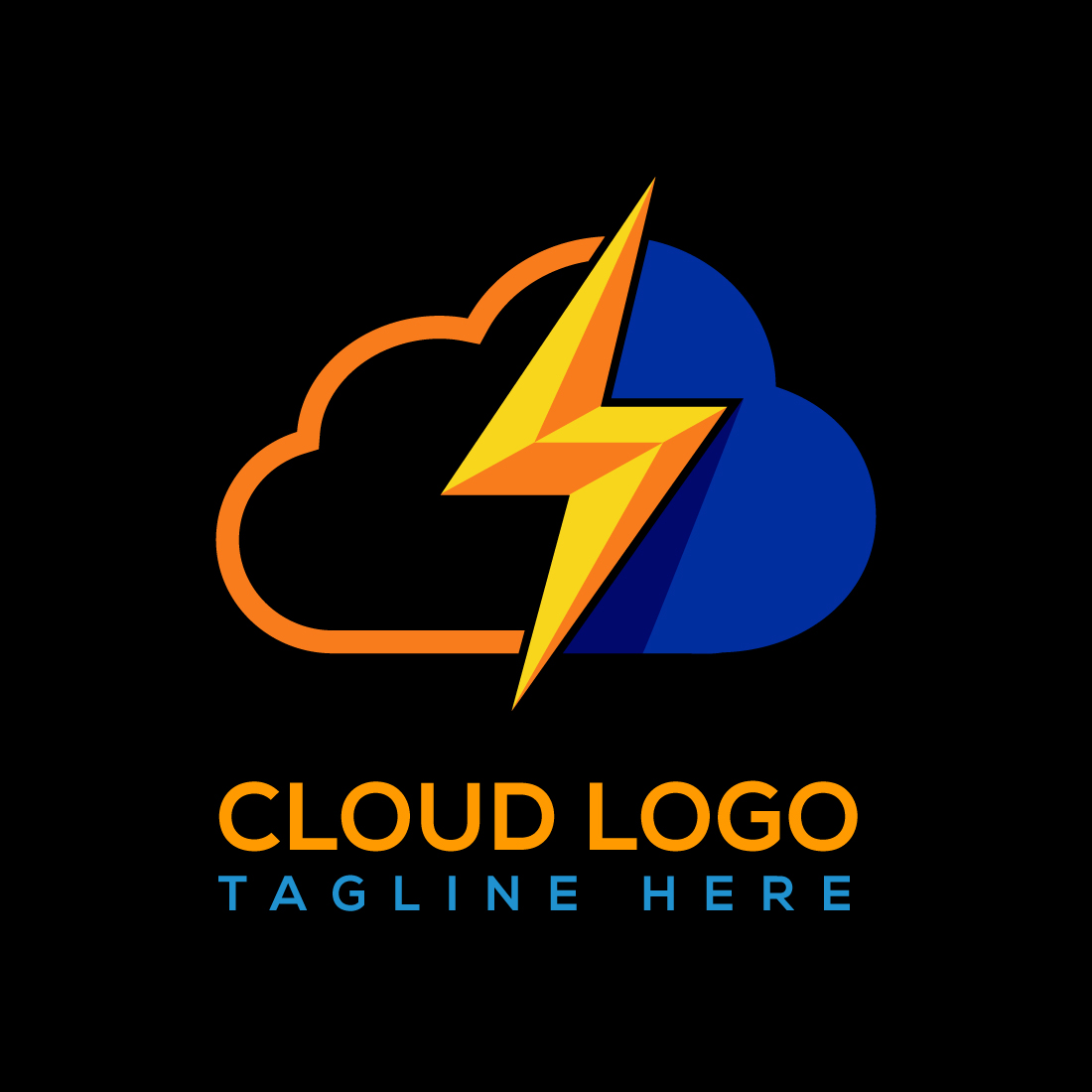 Modern Technology Logo Design cover image.