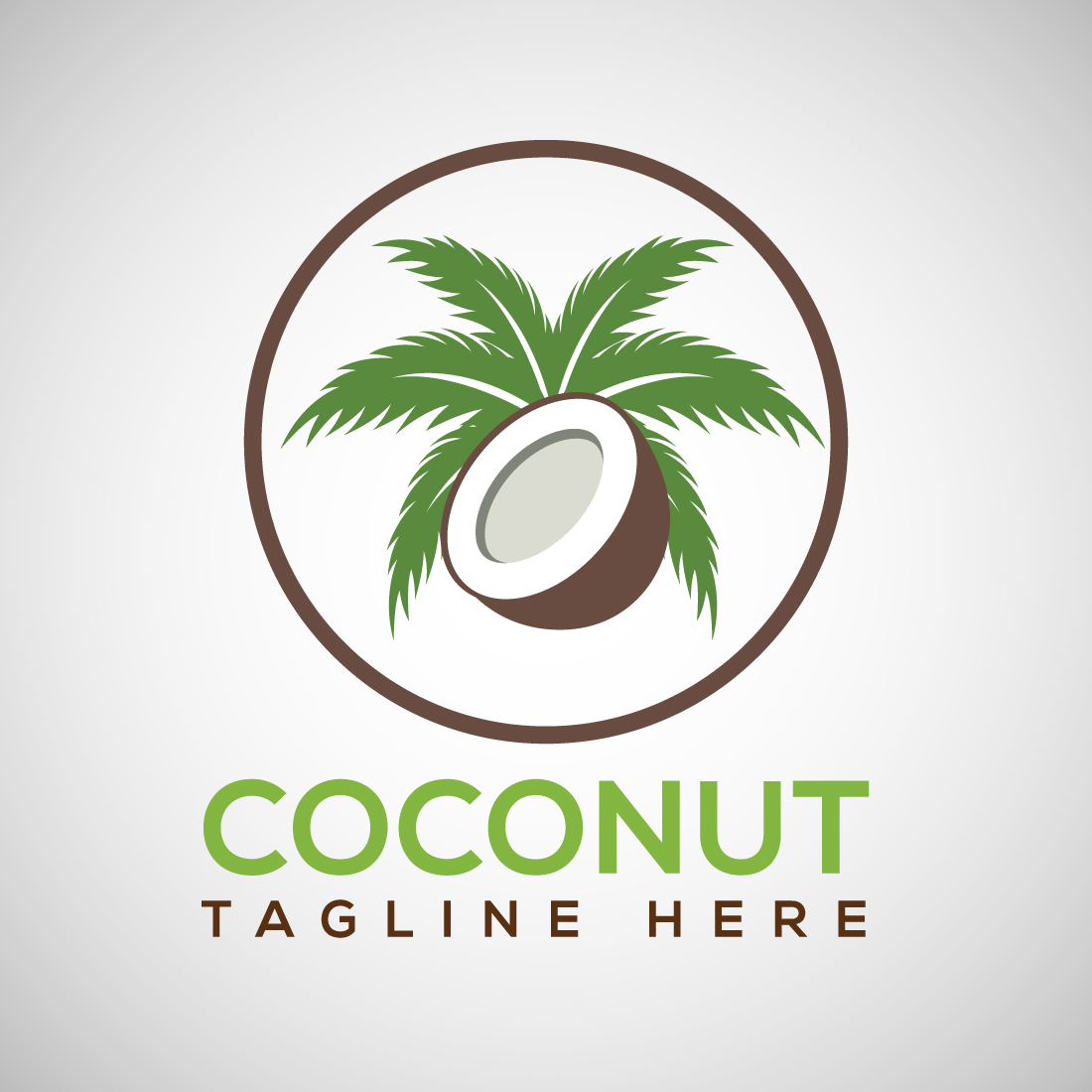 Beverage Coconut Logo Vector Design cover image.