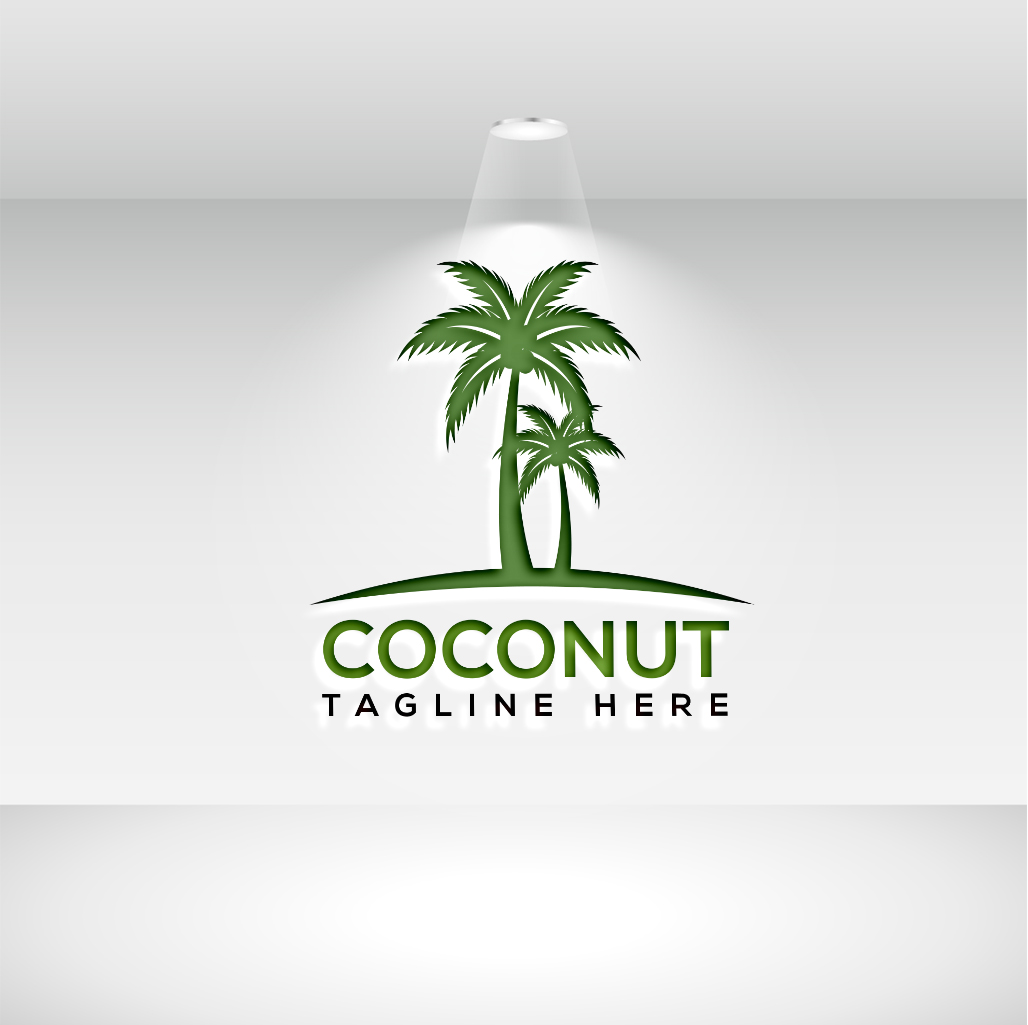 Coconut Tree Logo Design preview image.