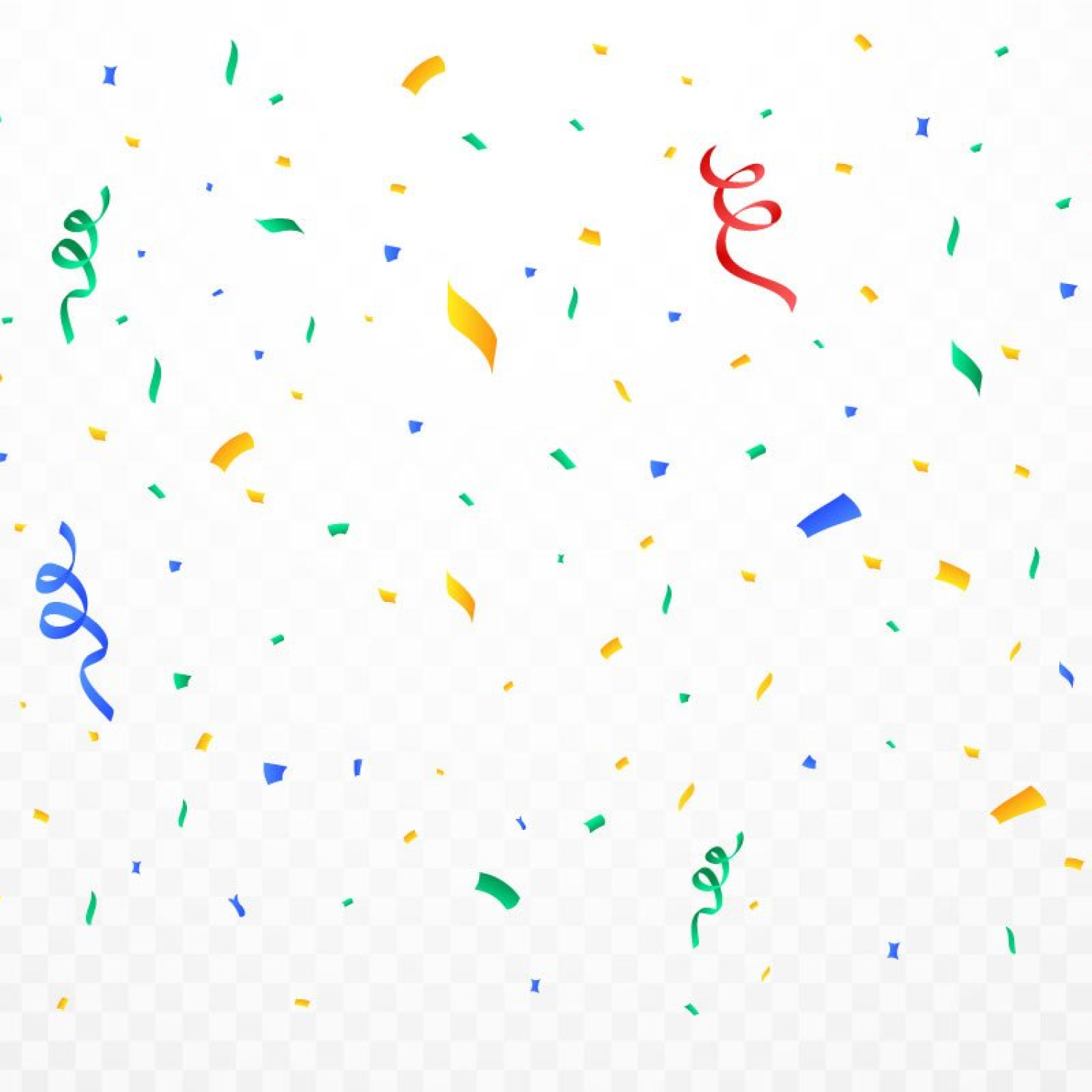 Colorful Confetti Vector Festival cover.