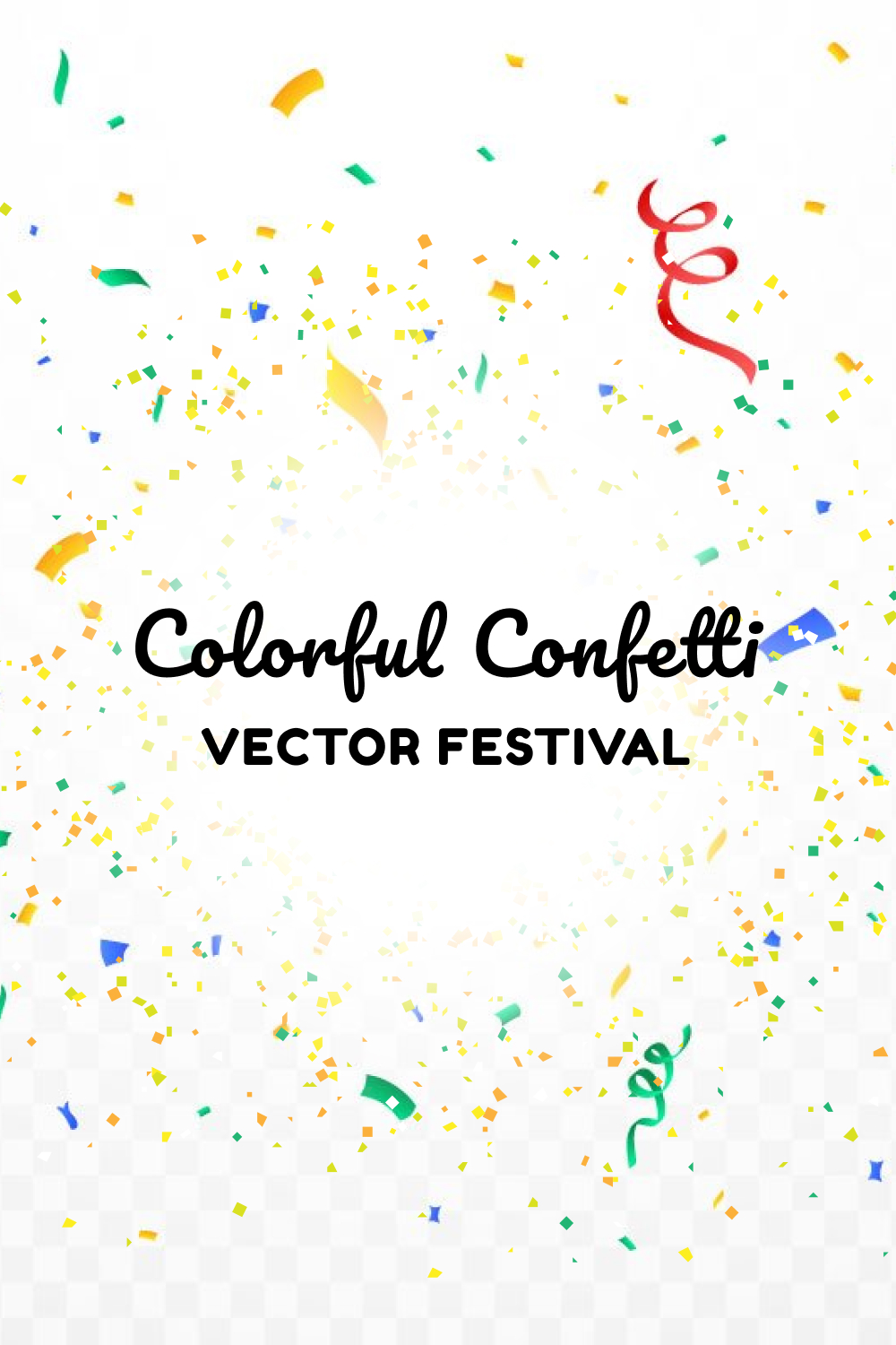 colorful confetti vector festival pinterest 60
