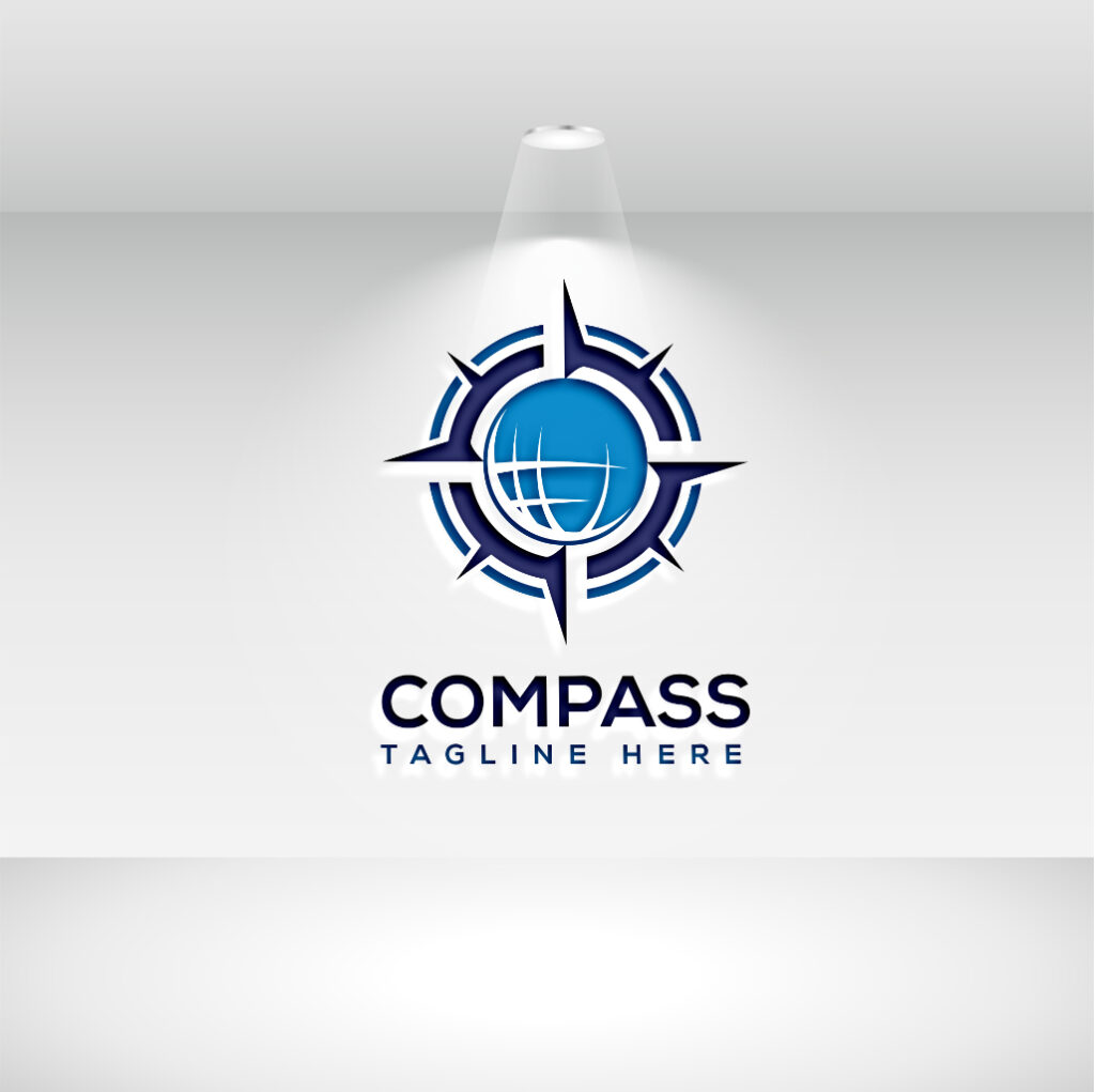 Compass Logo Design Vector Template MasterBundles