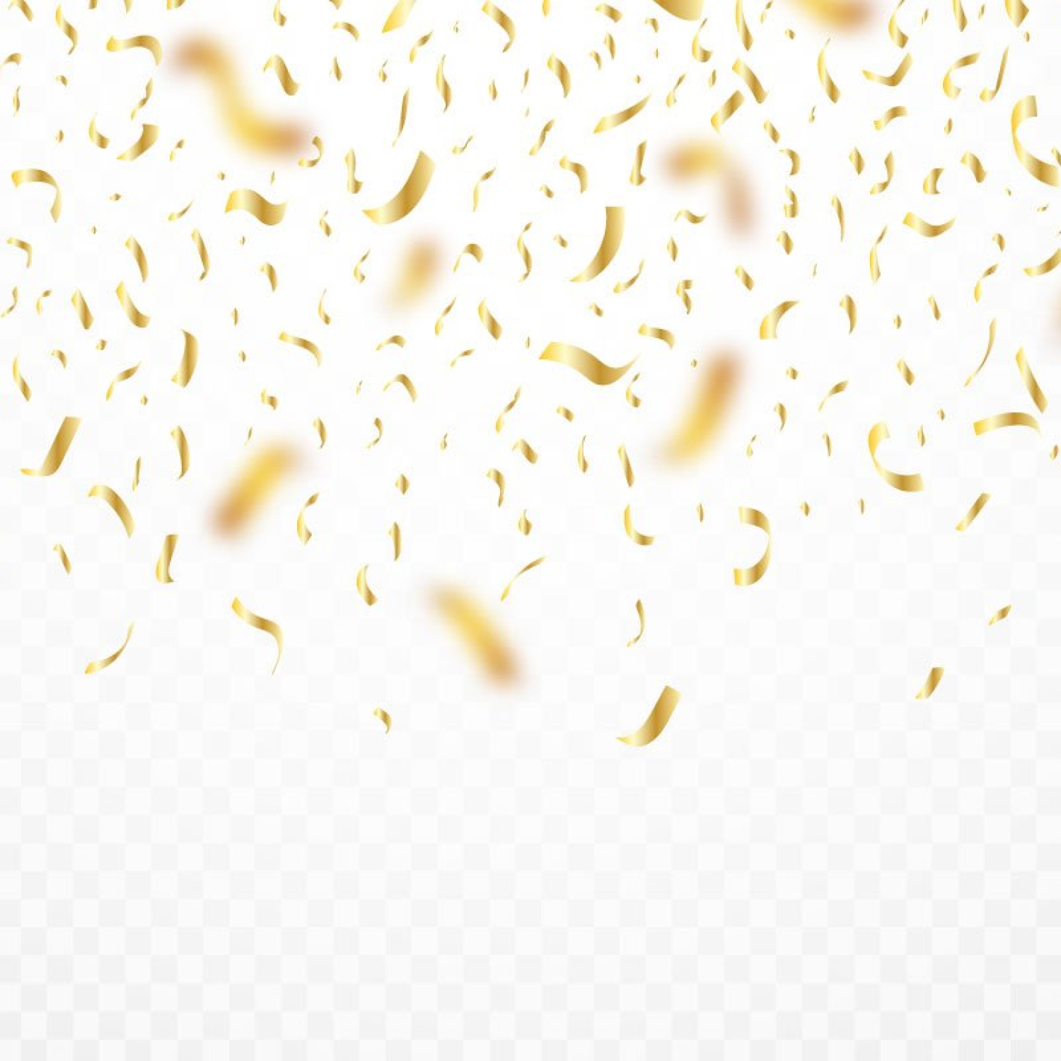 Confetti and Gold Foil Background cover.