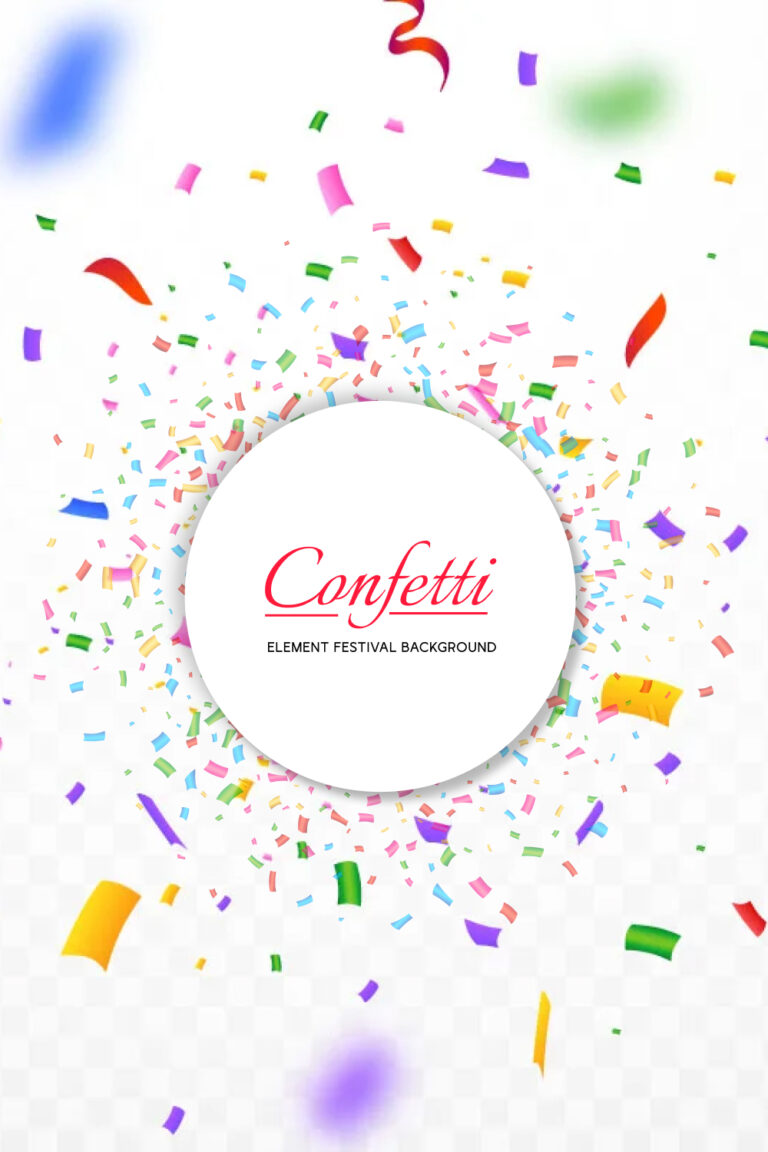 Confetti Element Festival Background – MasterBundles