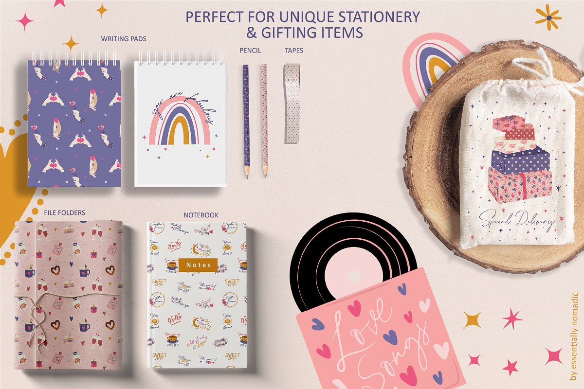 Perfect for unique stationery & gifting items.