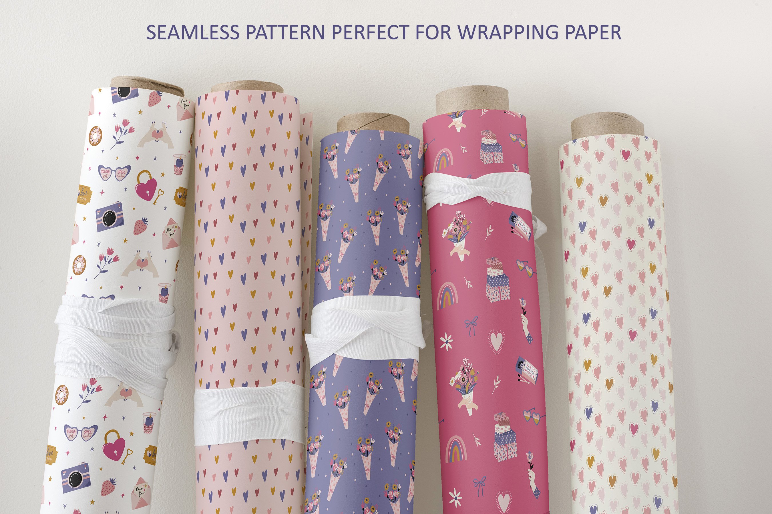 Seamless pattern perfect for wrapping paper.