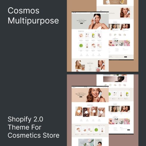 Cosmos Multipurpose Shopify 2.0 Theme For Cosmetics Store.