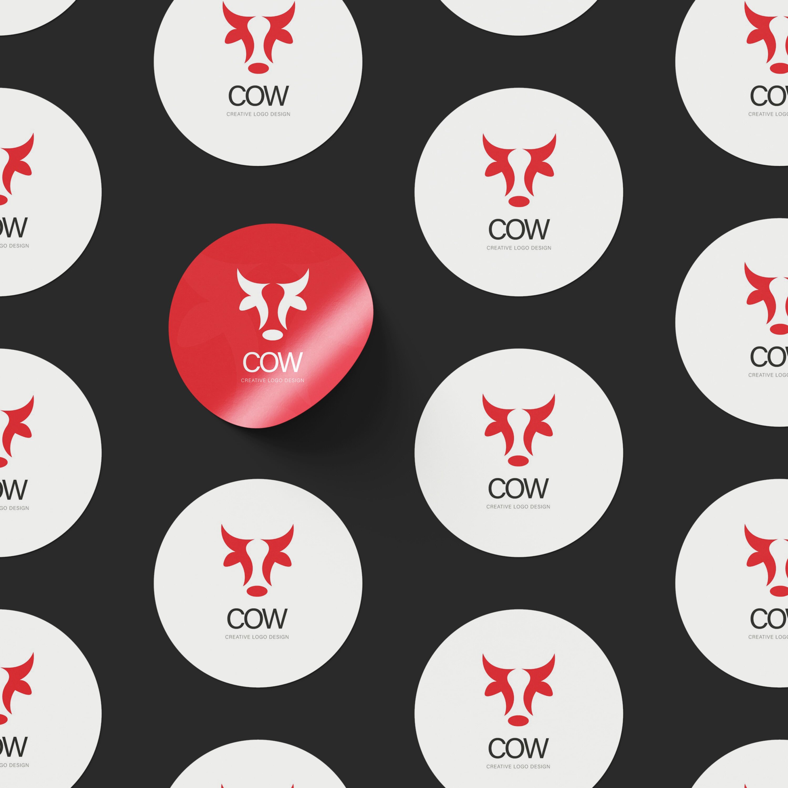 Cow logo cover.