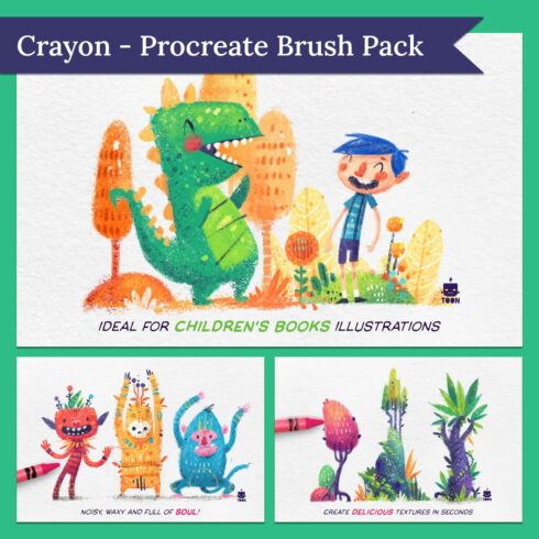 Crayon - Procreate Brush Pack.