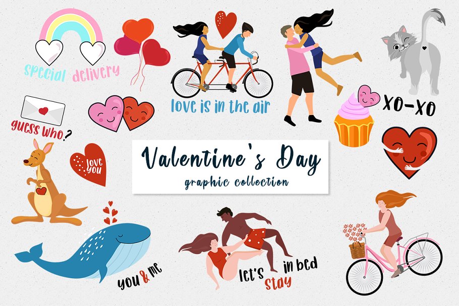Cover image of Valentine's Day vectors and cards.