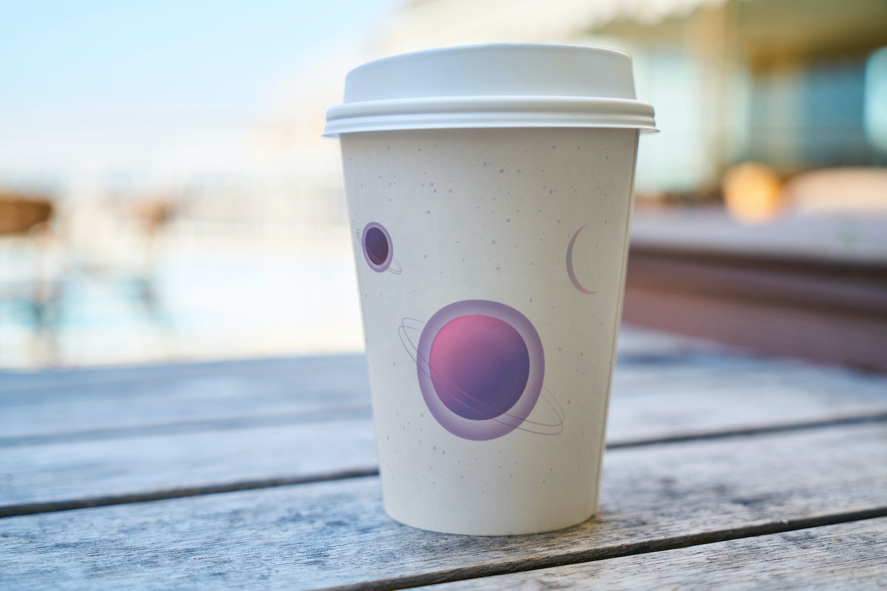 Space Planet Mockup Cup Graphics Illustrations preview image.