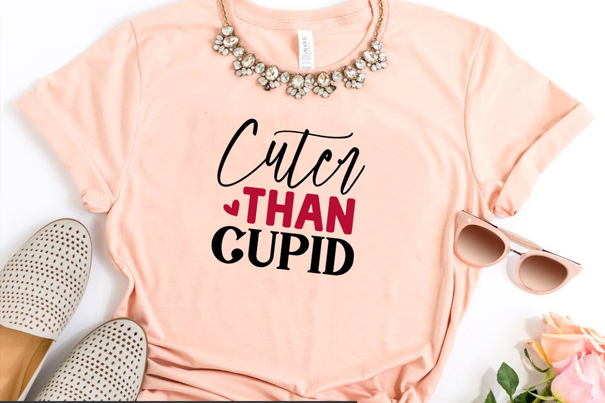 Cuter than cupid - t-shirt design.
