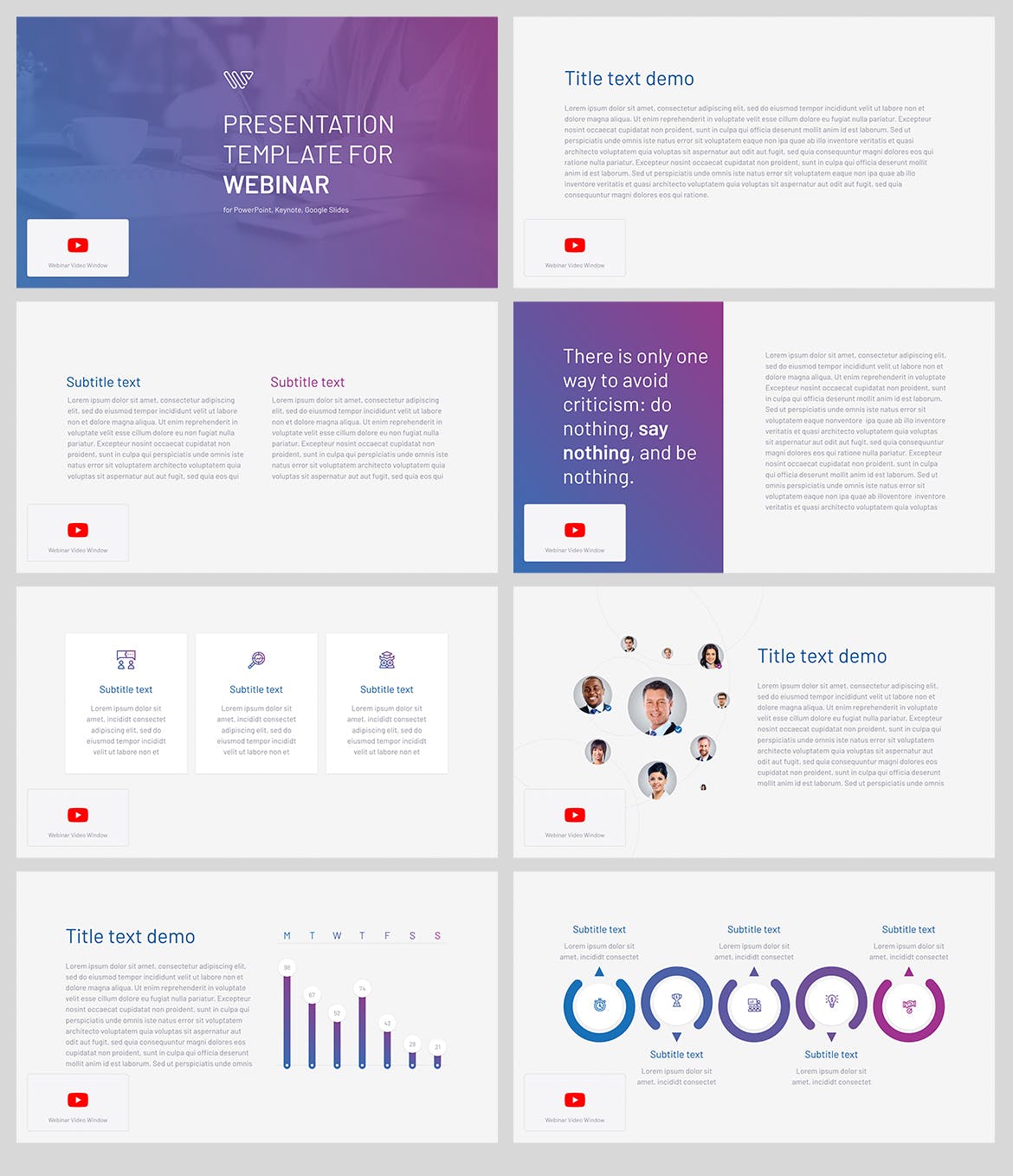 Creative visualization of the pictures will help you stand out from other presentations.