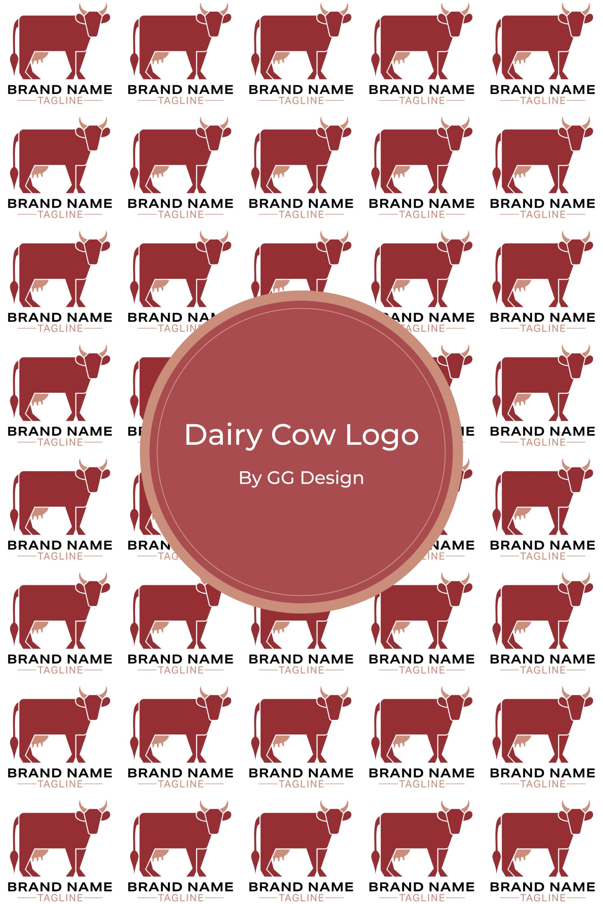 dairy cow logo 03 556