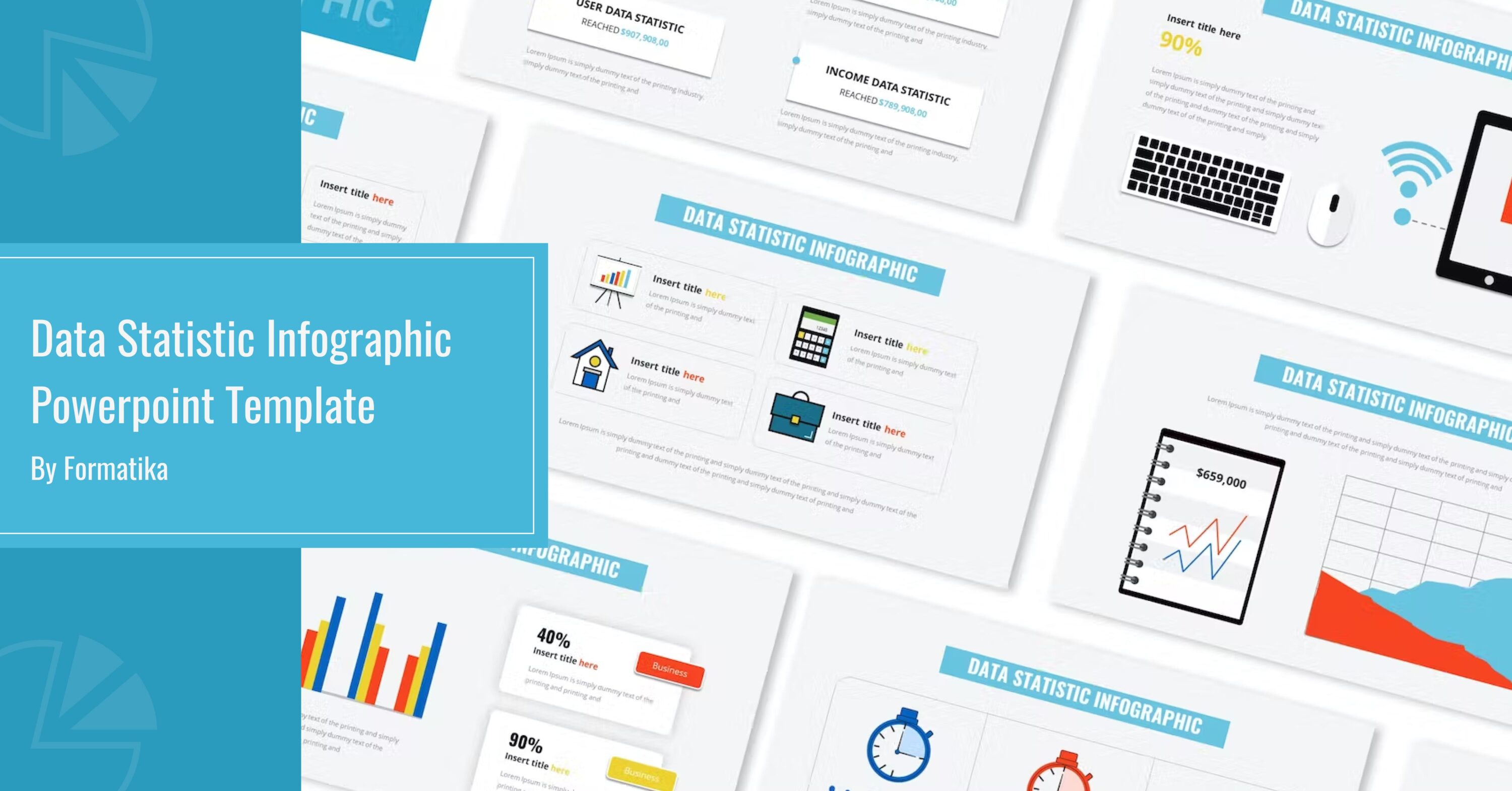 Data Statistic Infographic Powerpoint Template – MasterBundles